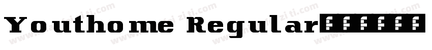 Youthome Regular字体转换
